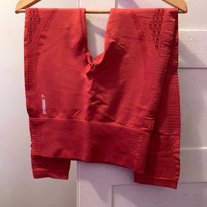 Gymshark Energy+ Seamless Leggings - Red - Medium
